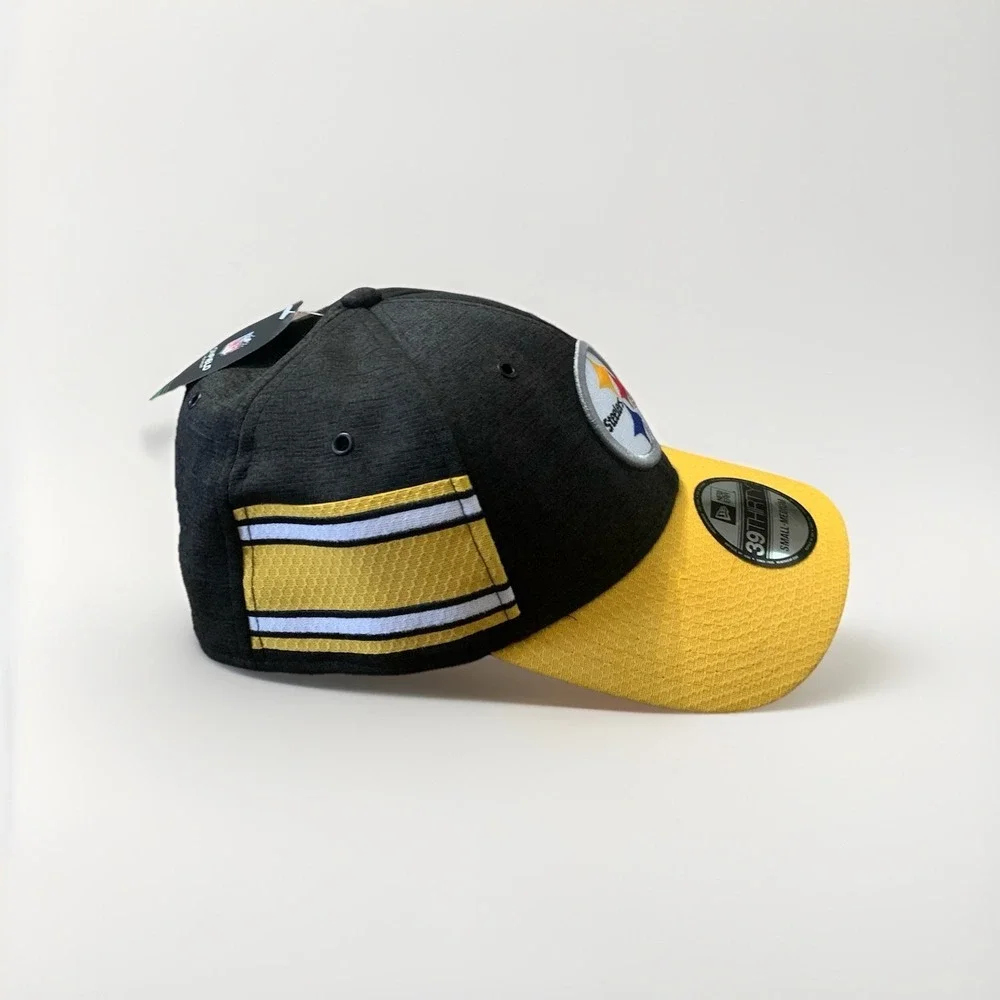 New Pittsburgh Steelers Men's NFL New Era 39Thirty NFL Football Fit Flex Cap S/M